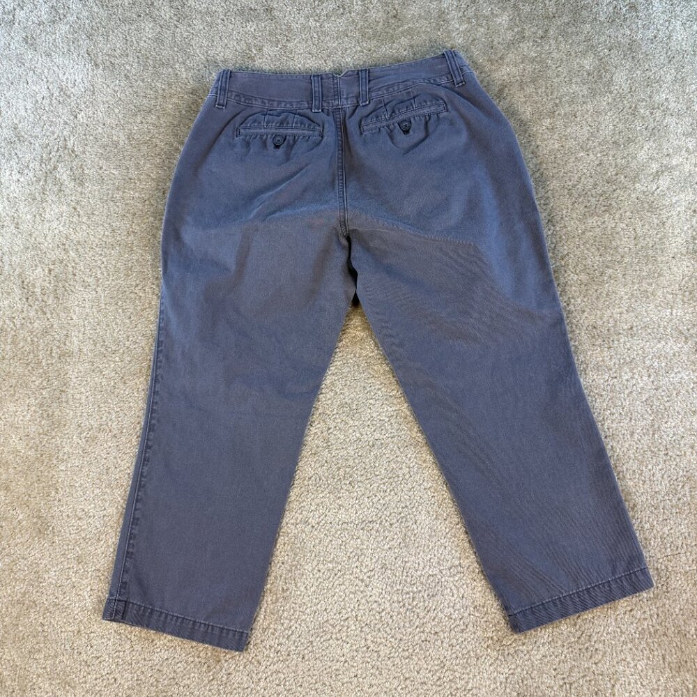 Eddie Bauer Womens Blakely Fit Capri Pants Size 10 Gray Hiking Casual F389 - Picture 7 of 13